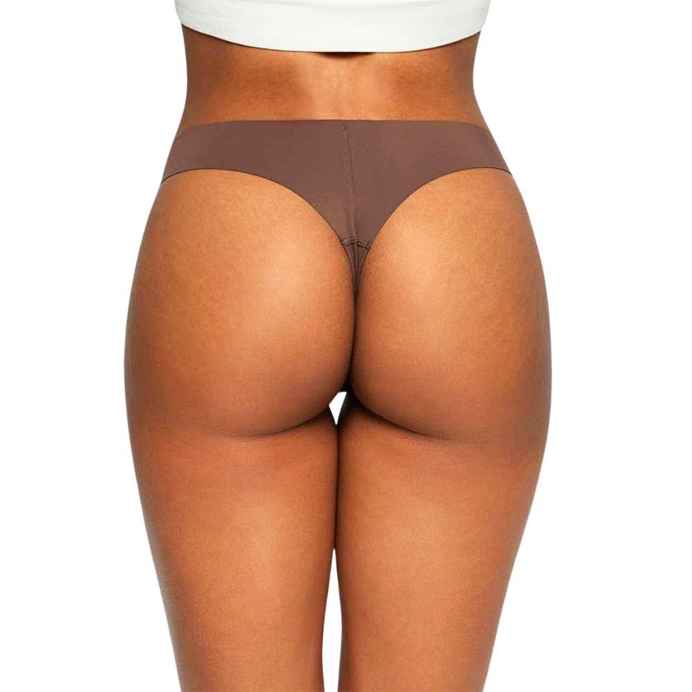 Nahtloser Anti-Cameltoe Tanga | Mid-Rise