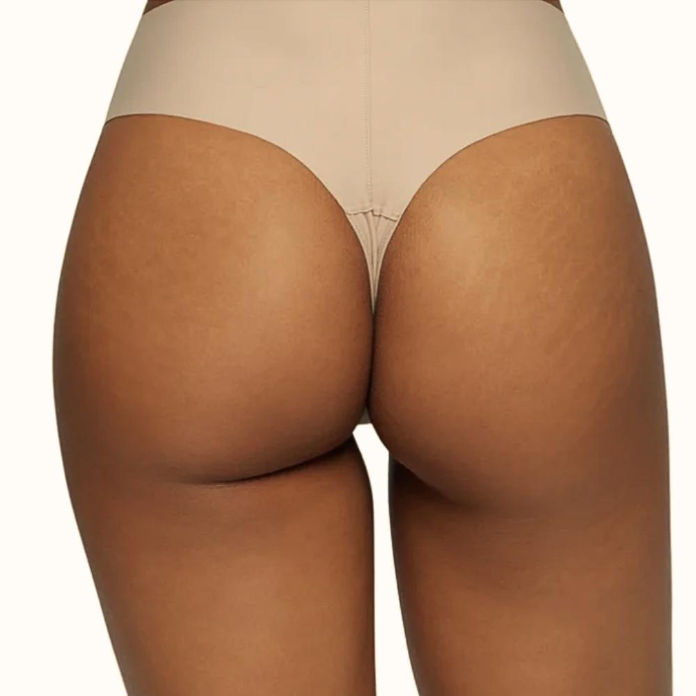 Nahtloser Anti-Cameltoe Tanga | High-Rise