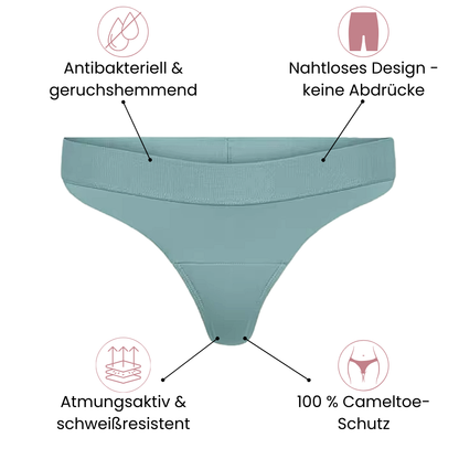 Nahtloser Anti-Cameltoe Tanga | Low-Rise