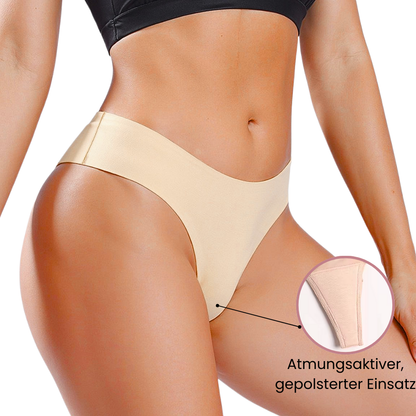Nahtloser Anti-Cameltoe Tanga | Mid-Rise