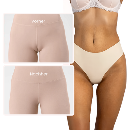 Nahtloser Anti-Cameltoe Tanga | High-Rise